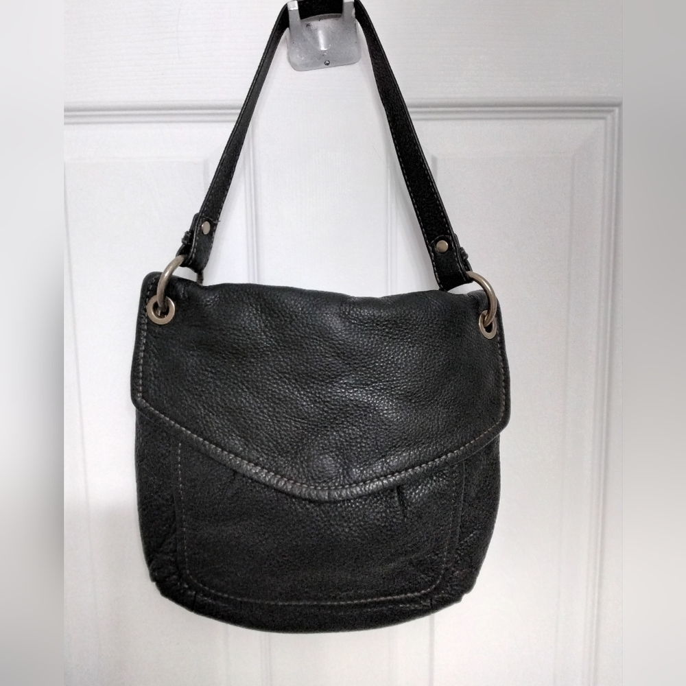 20% OFF BUNDLES! FOSSIL black soft pebble leather handbag